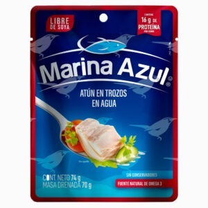 Atún Marina Azul en Trozos en Agua 74 g 1 Pieza