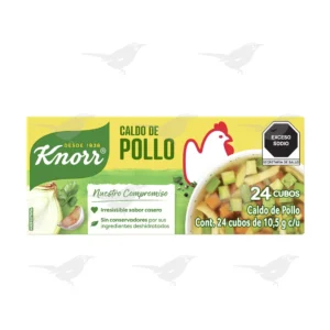 Caldo Knorr de Pollo 24 Cubos de 10.5 g 1 Pieza