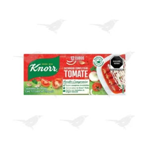 Caldo Knorr de Tomate 12 cubos de 10.5 g c/u 1 Pieza