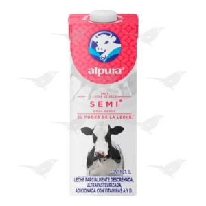 Leche Alpura Semi 1 Lt 1 Pieza