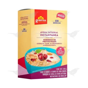 Avena instantánea Granvita sin endulzar variedad de frutos rojos 280 g 1 Pieza