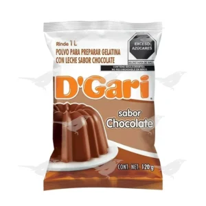 Gelatina D'Gari Chocolate 120 g 1 Pieza