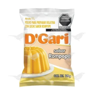 Gelatina D'Gari Rompope 120 g 1 Pieza