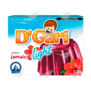 Gelatina Light D'Gari Jamaica 20 g 1 Pieza