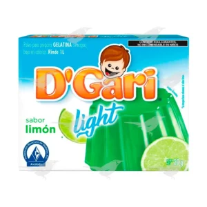 Gelatina Light D'Gari Limón 20 g 1 Pieza