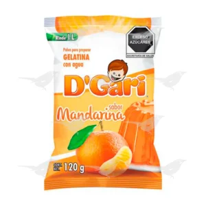 Gelatina D'Gari Mandarina 120 g 1 Pieza