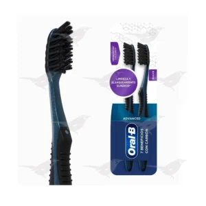 Cepillo Dental Oral-B Advanced con Carbón 2 piezas