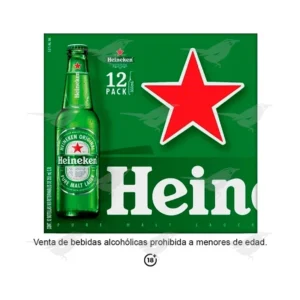 Cerveza Clara Heineken 12 Pack 355 ml