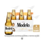 Cerveza Clara Modelo Especial 6 botellas de 355 ml