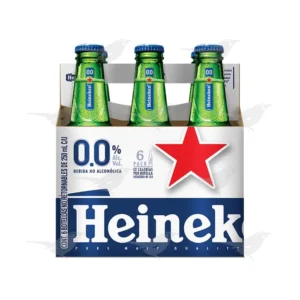 Cerveza Clara Si Alcohol 0.0% Heineken 6 Pack 250 ml