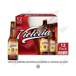 Cerveza Oscura Victoria 12 Pack 355 ml