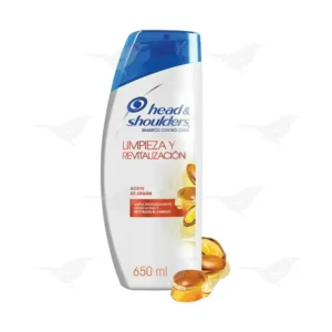 Shampoo Head & Shoulders Aceite de Argán Limpieza y Revitalización 650 ml