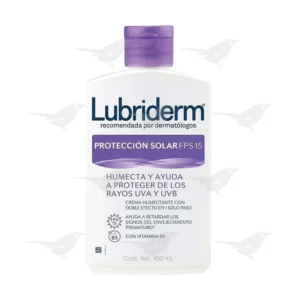 Crema Corporal Lubriderm Protección Solar FPS15 400 ml
