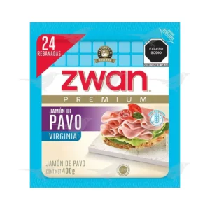 Jamón de Pavo Zwan Premium Virginia 400 g