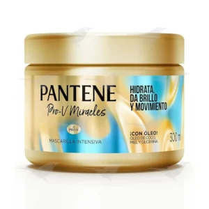 Mascarilla para Cabello Pantene Hidrata, Brillo y Movimiento 300ml