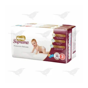 Pañales Huggies Supreme Etapa 3 36 Piezas