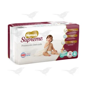 Pañales Huggies Supreme Etapa 4 36 Piezas
