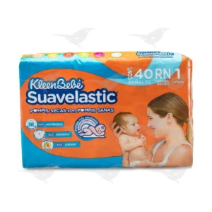 Pañales KleenBebé Suavelastic Etapa 1 40 Piezas