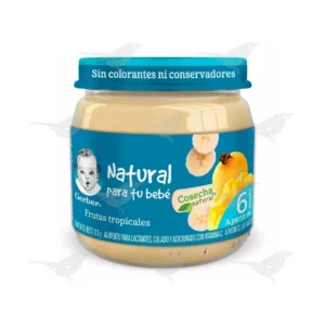Papilla Gerber Cosecha Natural Etapa 2 Frutas Tropicales 113g
