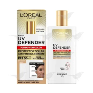 Protector Solar L'oreal UV Defender Tono Medio FPS50 40g