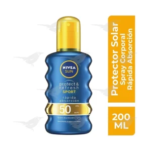 Protector Solar Spray Corporal NIVEA SUN Protect & Refresh Sport 200ml