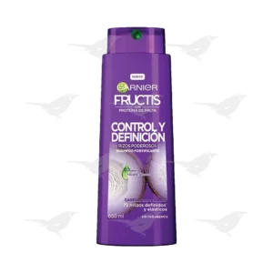 Shampoo Garnier Fructis Control y Definición Rizos Poderosos Coco 650 ml