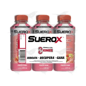 Bebida con Electrolitos Suerox Fresa Kiwi 6 pzas de 630 ml