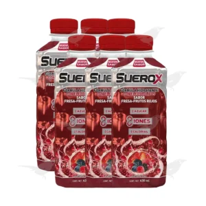 Bebida con Electrolitos Suerox Frutos Rojos 6 pzas de 630 ml