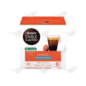Cafe en Capsula Nescafe Dolce Gusto Lungo Descafeinado 16  piezas