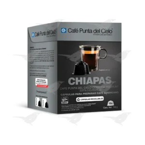 Cafe en Capsula Punta del Cielo Chiapas Americano 16 piezas