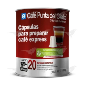 Cafe en Capsula Punta del Cielo Express 20 piezas