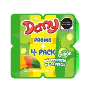 Gelatina Dany Limon 4 piezas 125g c/u