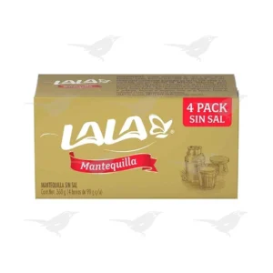 Mantequilla Lala Sin Sal 4 piezas 90 g