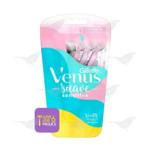 Rastrillo Desechable Gillette Venus Suave Sensitive 6 piezas