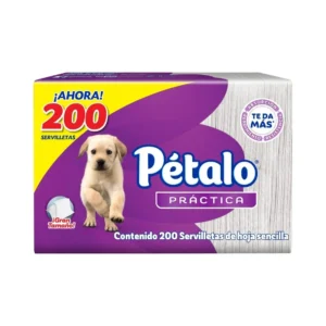 Servilletas Petalo Práctica 200 piezas
