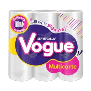 Servitoalla Vogue Multicorte 3 Rollos 100 Hojas