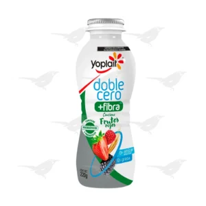 Yoghurt Yoplait Bebible Doble Cero Fibra  Frutos Rojos 220g