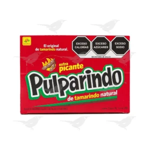 Dulce Pulparindo Tamarindo Extra Picante 20 piezas 14g c/u