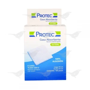 Gasa Absorbente Protec 10 X 10cm 100 piezas