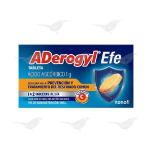 Tabletas Aderogyl Efe Vitamina C 10 Tabletas 1g