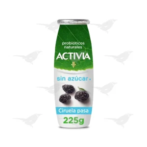 Yoghurt Activia Bebible Zero Ciruela Pasa 225g