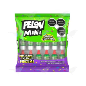 Dulce Pelon Pelo Rico Mini Tamarindo 18 piezas 13g c/u