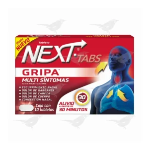 Tabletas Next Antigripal 10 Tabletas