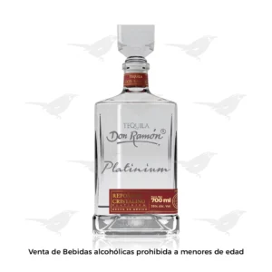 Tequila Don Ramón Platinium Reposado Cristalino 700ml