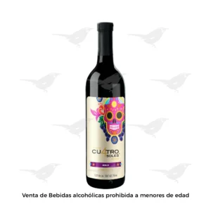 Vino Tinto Cu4tro Soles Merlot 750 ml