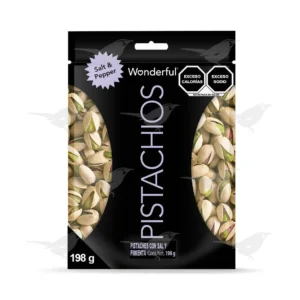 Pistaches Wonderful con Sal y Pimienta 198 g