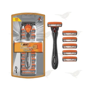 Rastrillo Bic Comfort 3 Hybrid 1 pieza + 6 cartuchos